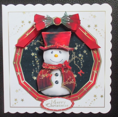 7x7 The luxury snowman mini kit by Davina Rundle