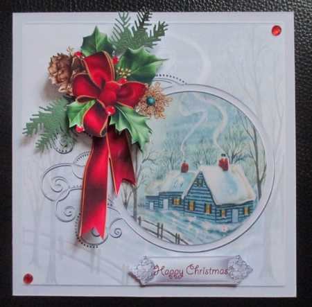 smoke from the chimney at Christmas by Davina Rundle
