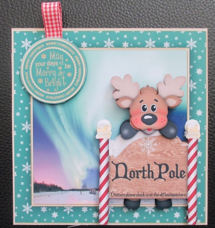 Reindeer Greetings From The North Pole by Davina Rundle