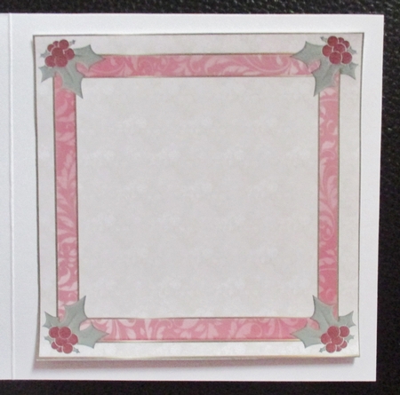 Christmas Seasons Greetings Blank Insert by Davina Rundle