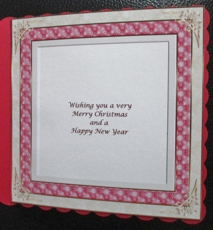 Vintage Santa Is Here Insert by Davina Rundle