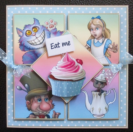 Alice Square Card Kit by Davina Rundle