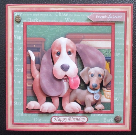FUR BUDDIES 8x8 Decoupage & Insert Mini Kit by Davina Rundle
