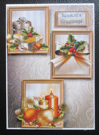 Frame Trio Christmas - Golden gifts by Davina Rundle
