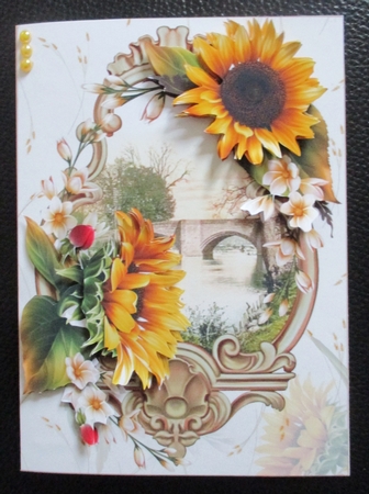 beautiful sunflowers choice of scene mini kit by Davina Rundle