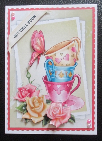 Tea and roses by Davina Rundle