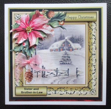 Country house in the snow by Davina Rundle