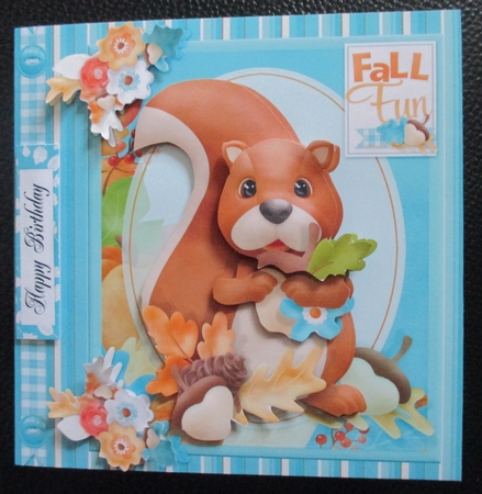 Mini Kit Autumn Squirrel by Davina Rundle