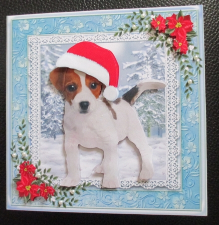 Cute Jack Russel Puppy 7x7 by Davina Rundle