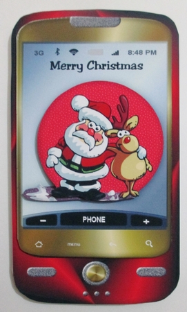Smartphone Merry Christmas 1 by Davina Rundle