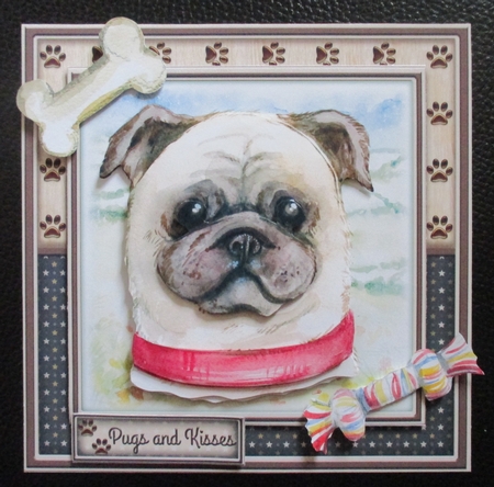 Pugs and Kisses by Davina Rundle