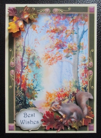 Watercoloured Autumn A5 by Davina Rundle