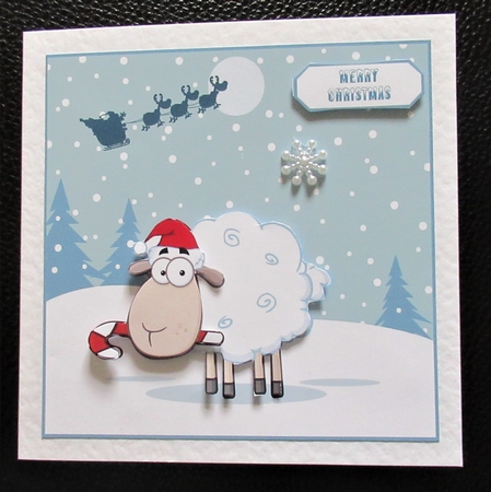 LOOKING SHEEPISH CHRISTMAS MINIKIT by Davina Rundle