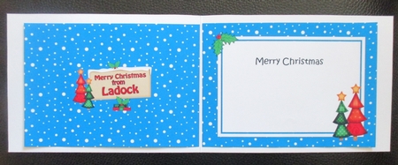5x7 Merry Christmas from LADOCK Signpost matching insert by Davina Rundle
