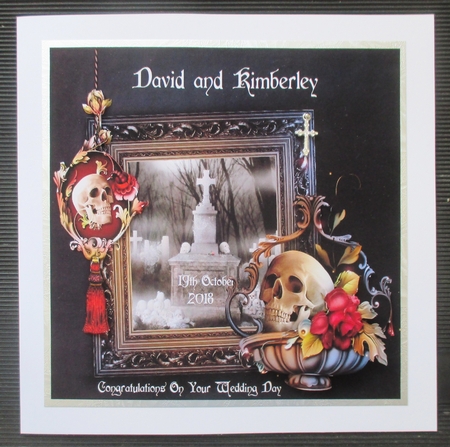 All Hallows Eve - The Day Of The Dead 26 - Special 3D Decoupage + Insert & Tag by Davina Rundle