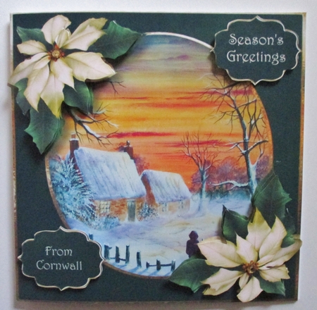 The Christmas Sunrise - Square by Davina Rundle