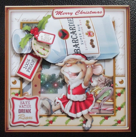 Mrs Christmas Rum Mouse 4 Sheet Mini Kit by Davina Rundle