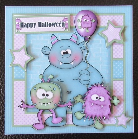 Monster Party Mini Kit Birthday/Halloween with Ages by Davina Rundle