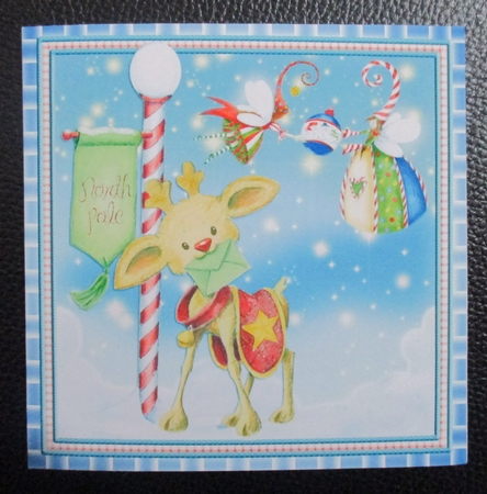 North Pole Step By Step Card Front by Davina Rundle