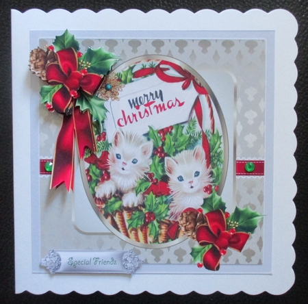Christmas kittens by Davina Rundle