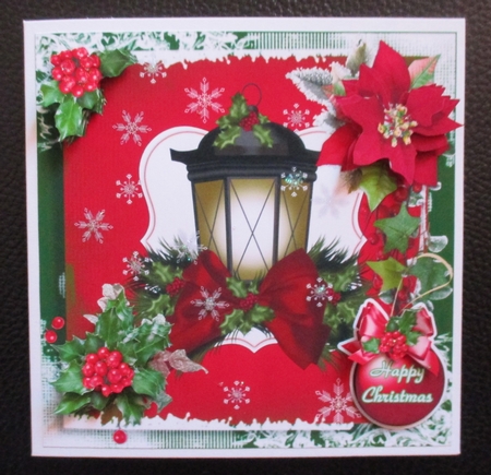 Snowy Christmas Lantern by Davina Rundle