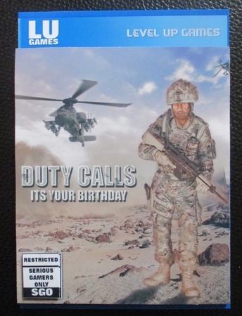 Whats Your Game - Duty Calls (Blue Console) by Davina Rundle