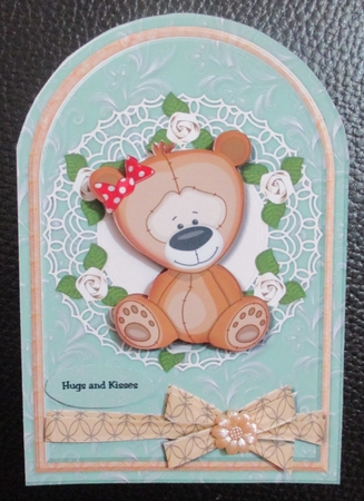 Arch Topper Cute Birthday Teddie by Davina Rundle