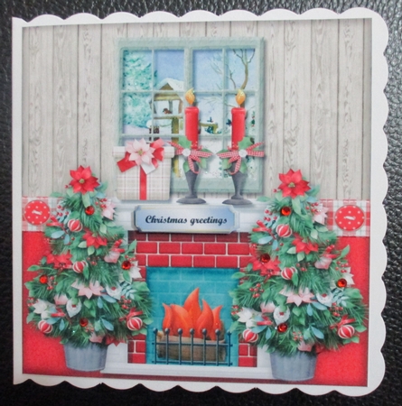 Cozy Christmas Window by Davina Rundle