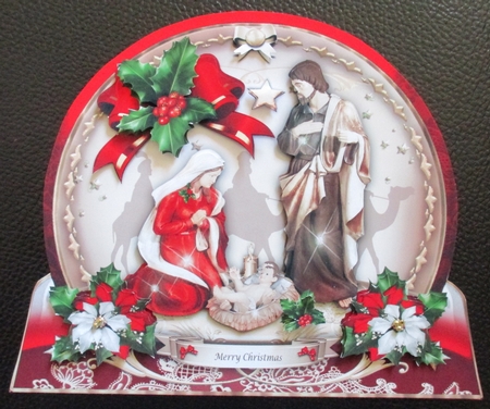 Nativity Christmas Scene Card Mini Kit by Davina Rundle