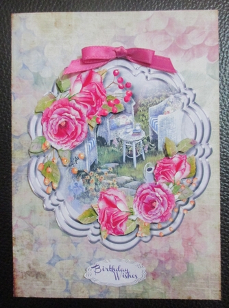 Vintage Flowers Background It is time for flowers 139 II by Davina Rundle