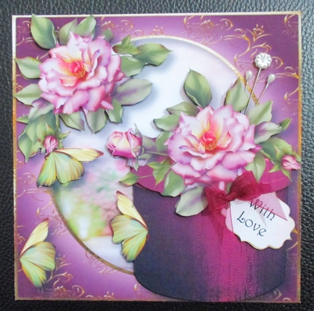Beautiful Birthday Box With Roses by Davina Rundle