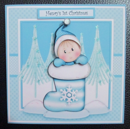 Baby Boy Stocking Mini Kit by Davina Rundle