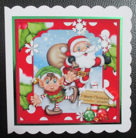 Santas little helper by Davina Rundle