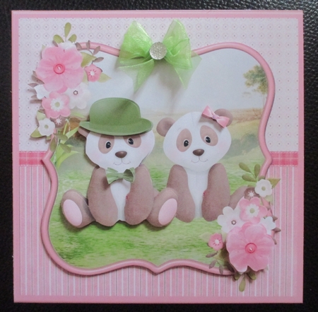 Ill panda to your every need on this special day card mini kit & decoupage by Davina Rundle