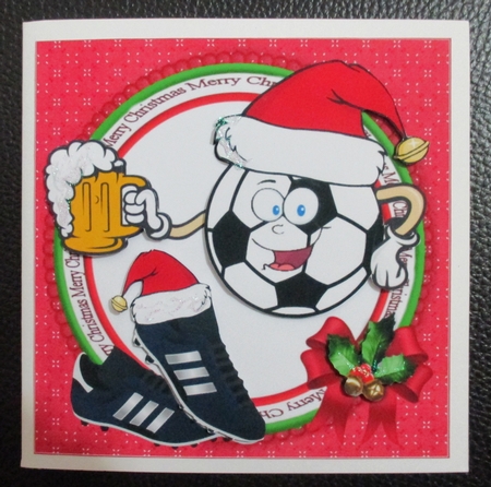 Christmas football mini kit by Davina Rundle