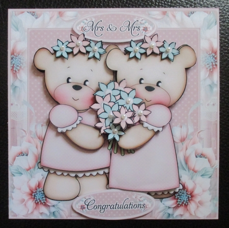 Teddy Brides Mini Kit. Same Sex Wedding/Civil Partnership by Davina Rundle