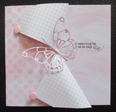 Pastel Pink Feathers Background Paper by Davina Rundle
