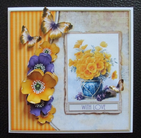 Vintage Roses and Flowers 1060 by Davina Rundle