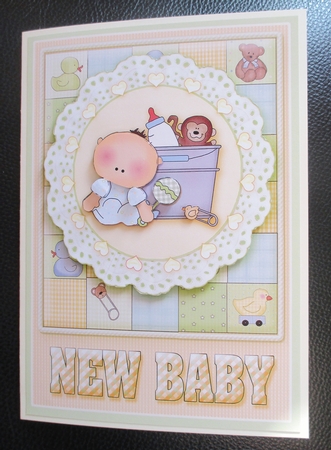 New Baby Step by Step, Decoupage by Davina Rundle