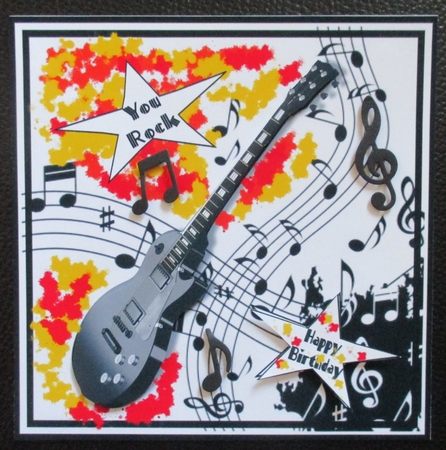 Guitar Rock by Davina Rundle