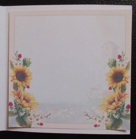 Golden Flower Garden Insert by Davina Rundle