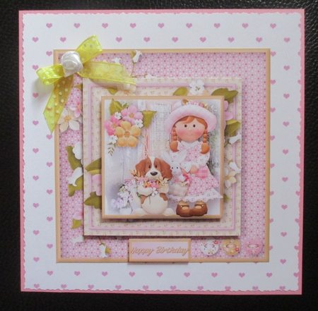 Pretty Hearts Backing Paper 12 by Davina Rundle