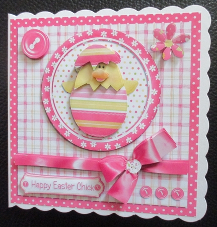 Welcome Baby Girl or Easter Quick card by Davina Rundle