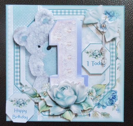 1 Today Boy Card Front Kit by Davina Rundle