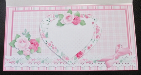 Two to a sheet Inserts for Quick DL Floral Birthday card front For a Sister by Davina Rundle