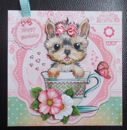 8x8 teacup Yorkie mini kit by Davina Rundle