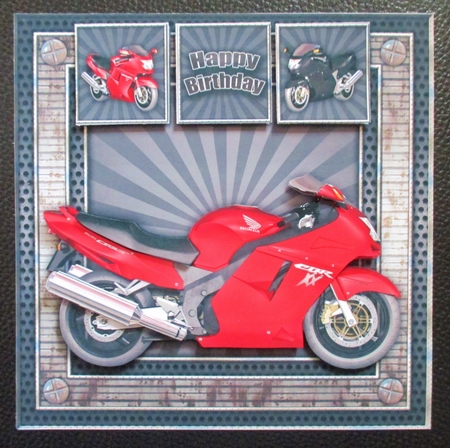 3 Page Motorcycle Mini Kit by Davina Rundle