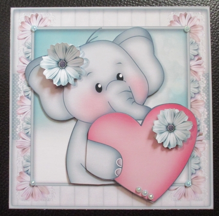 With All My Heart Mini Kit. Birthday Valentine Anniversary by Davina Rundle