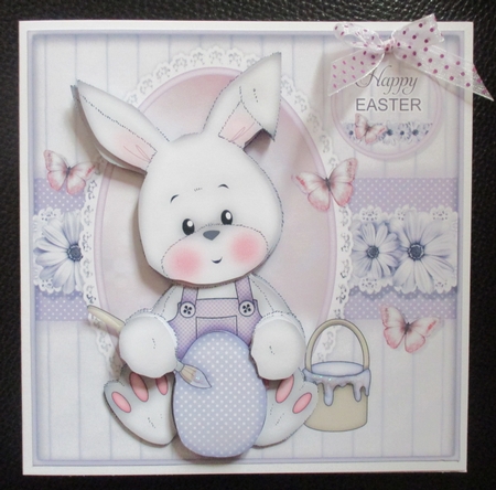 Lilac Easter Bunny Mini Kit by Davina Rundle