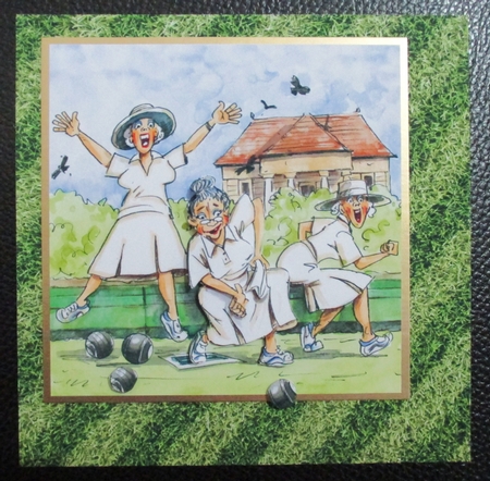 The Wrinklies Decoupage - Bowling Biddies by Davina Rundle
